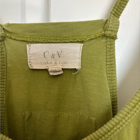 Green Wide Leg Jumpsuit - Picture 3 of 3